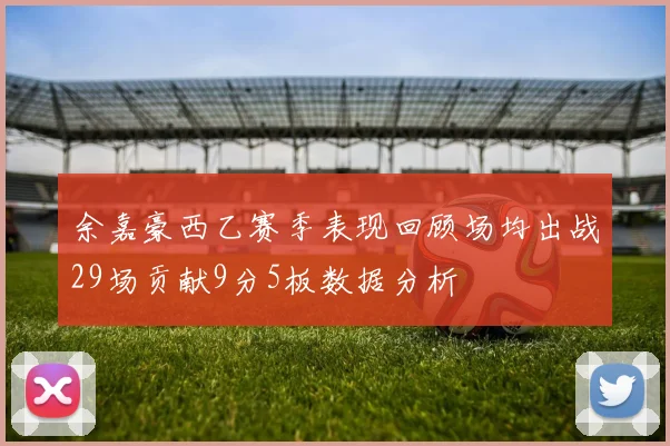 余嘉豪西乙赛季表现回顾场均出战29场贡献9分5板数据分析